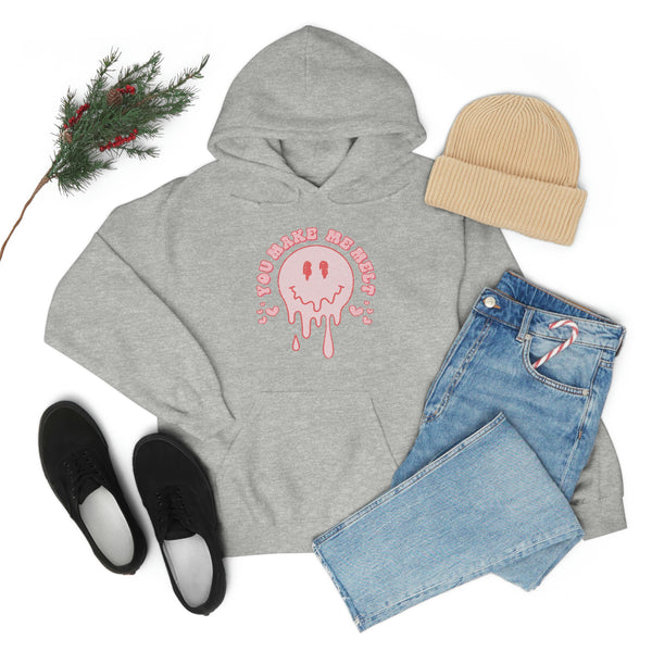 You Make Me Melt Smiley Face Unisex Hoodie