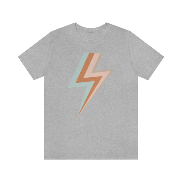 Striped Bolt Unisex Tee