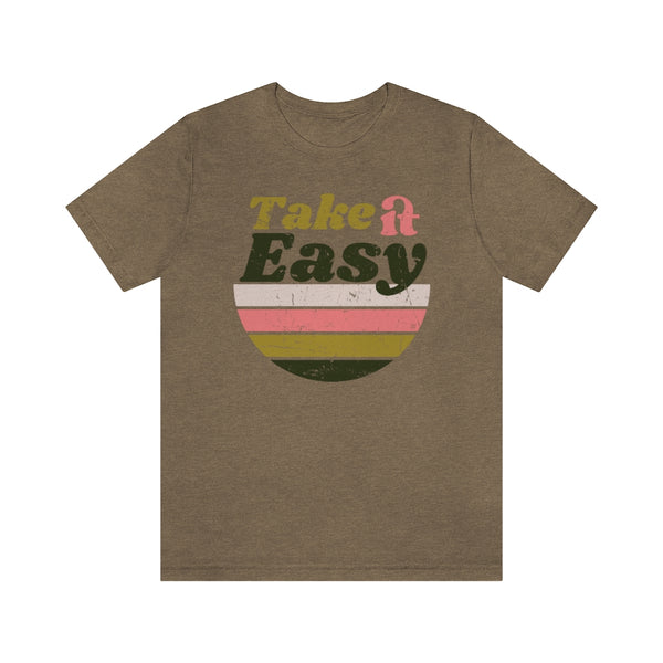 Take It Easy Stripes Unisex Tee