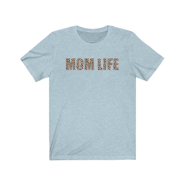 Mom Life Leopard Print Unisex Tee