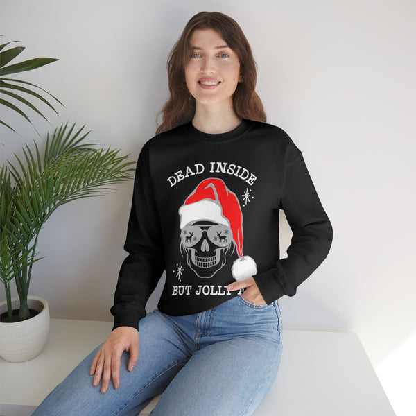 Dead Inside But Jolly AF Unisex Sweatshirt