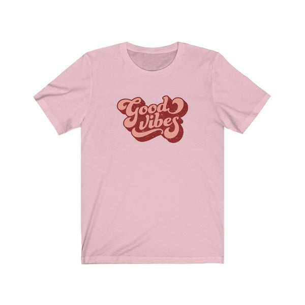Good Vibes Retro Distressed Unisex Tee