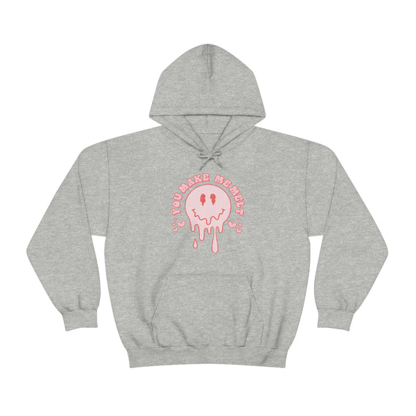 You Make Me Melt Smiley Face Unisex Hoodie