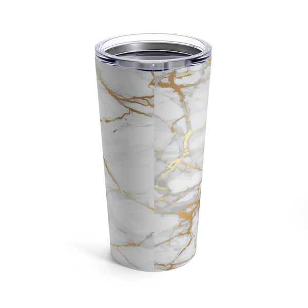 Marble Gold Tumbler 20oz