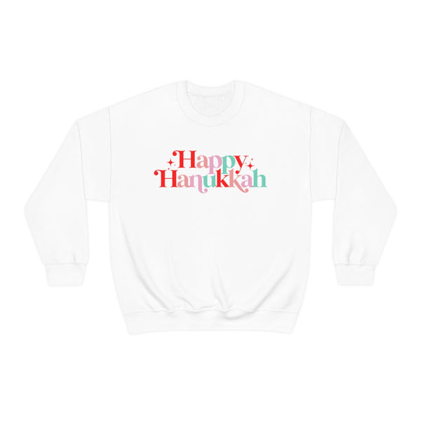 Happy Hanukkah Colorful Unisex Sweatshirt