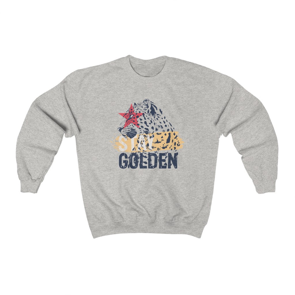 Stay Golden Star Tiger Unisex Sweatshirt