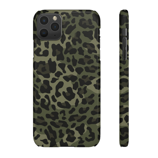 Camo Leopard Print Snap Phone Case