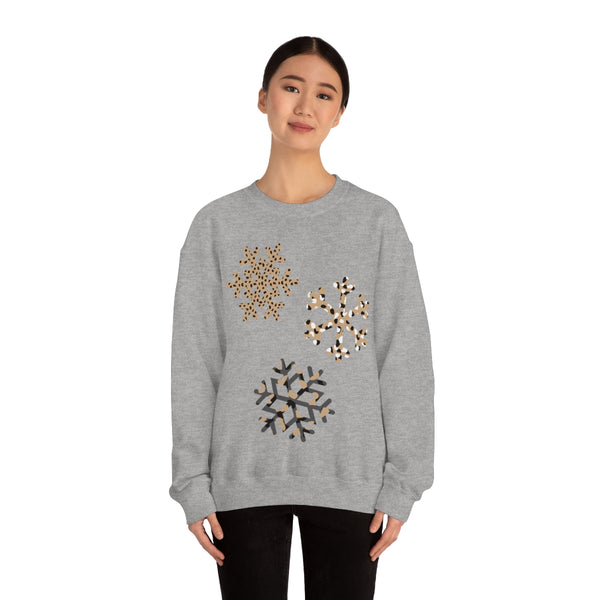 Leopard Snowflakes Unisex Sweatshirt