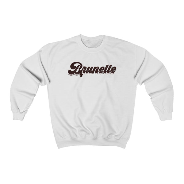 Brunette Babe Unisex Crewneck Sweatshirt