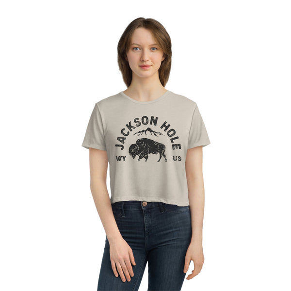 Jackson Hole Cropped Tee