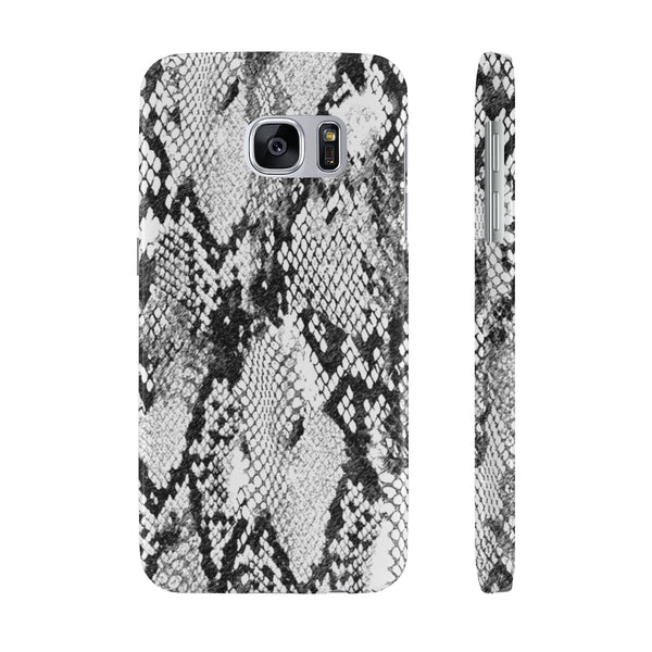 Snake Print Snap Phone Case