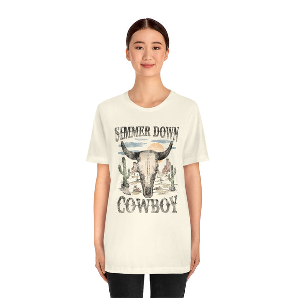 Simmer Down Cowboy Unisex Tee