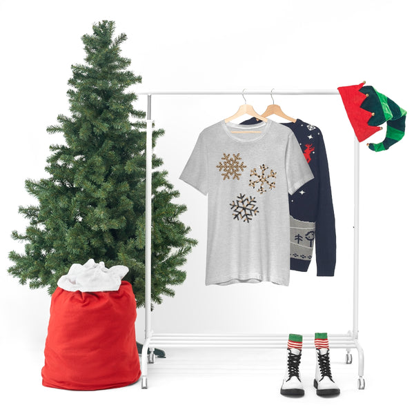 Leopard Snowflakes Unisex Tee