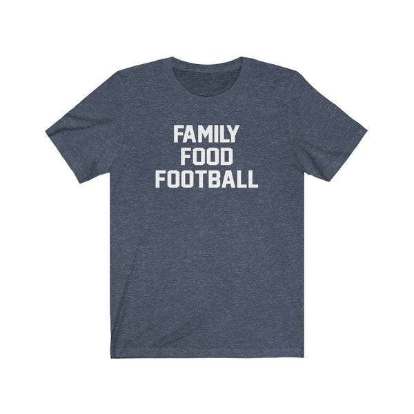 Family Food Football Unisex Short Sleeve Tee