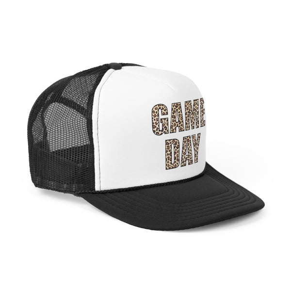 Game Day Leopard Trucker Caps