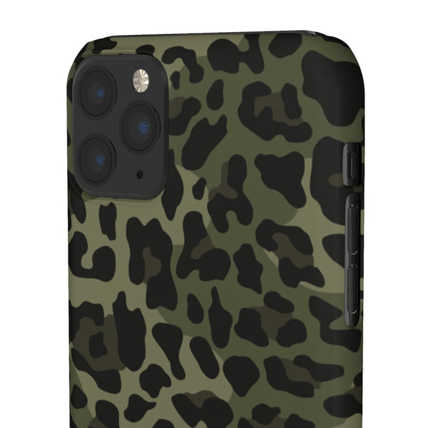 Camo Leopard Print Snap Phone Case