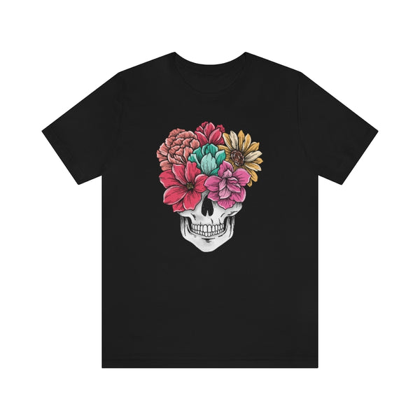 Summer Flower Skull Unisex Tee