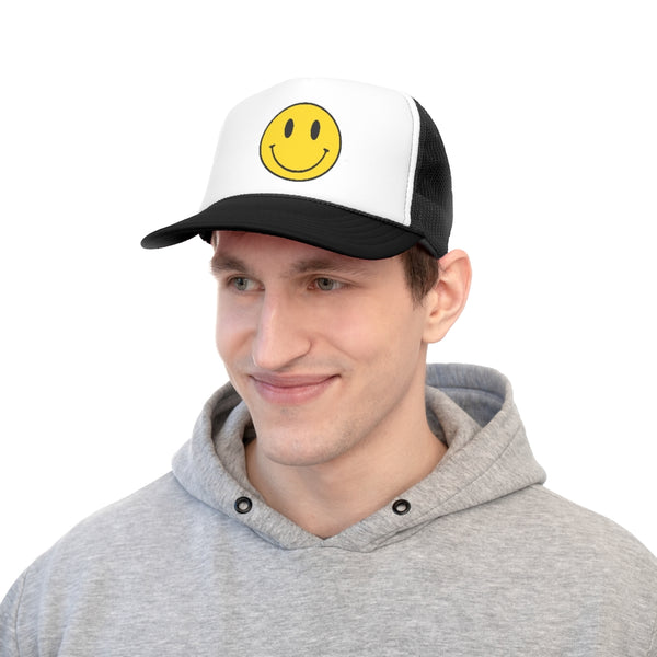 Smiley Face PRINT Trucker Caps