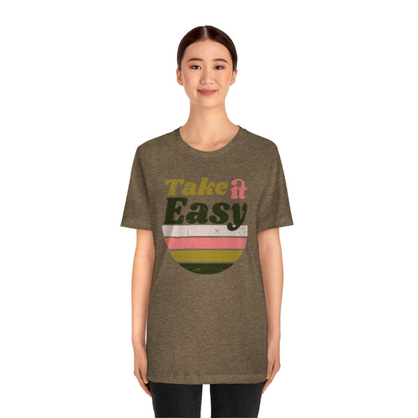 Take It Easy Stripes Unisex Tee