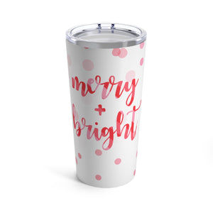 Merry & Bright Tumbler 20oz