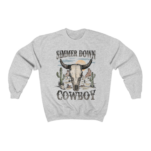 Simmer Down Cowboy Unisex Sweatshirt