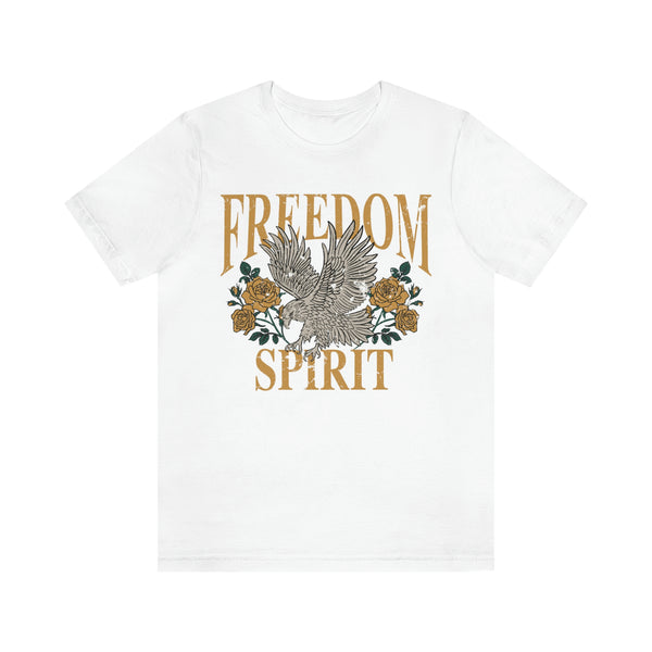 Freedom Spirit Eagle Grunge Unisex Tee