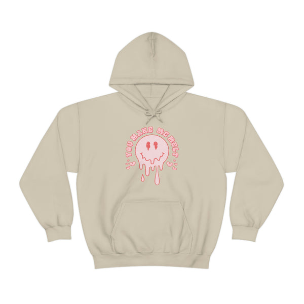 You Make Me Melt Smiley Face Unisex Hoodie