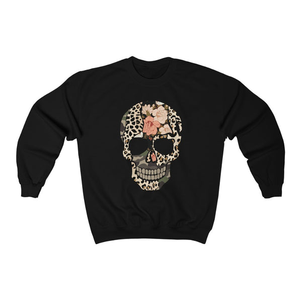 Multi Print Skull Unisex Sweatshirt