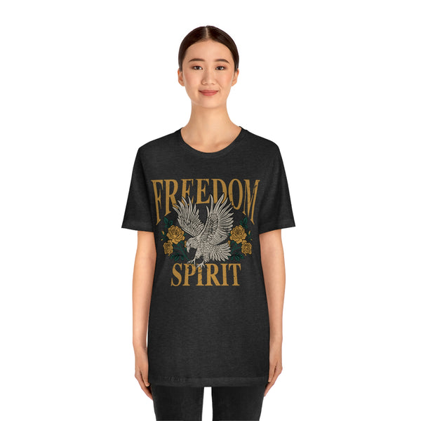 Freedom Spirit Eagle Grunge Unisex Tee