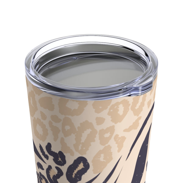 Leopard Feather Tumbler 20oz