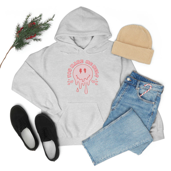 You Make Me Melt Smiley Face Unisex Hoodie