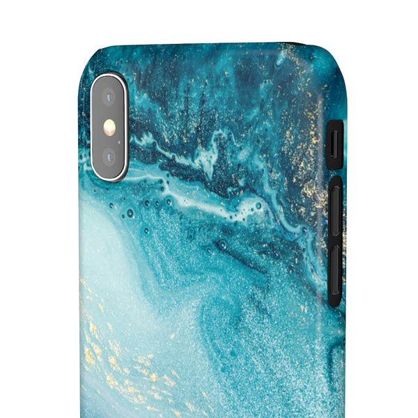 Ocean Marble Snap Phone Case