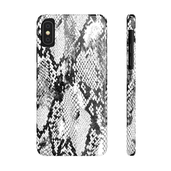 Snake Print Snap Phone Case