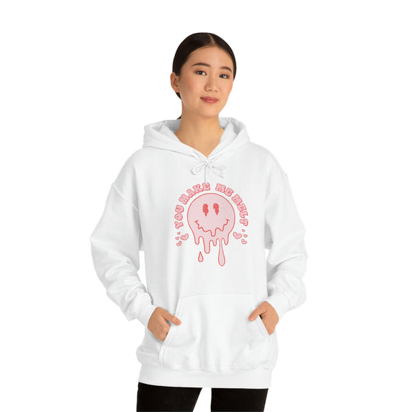 You Make Me Melt Smiley Face Unisex Hoodie