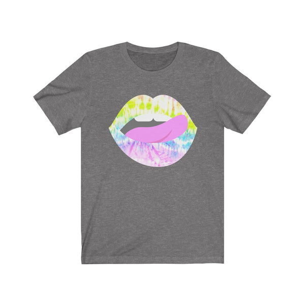 Tie Dye Lips Teeth Unisex Tee