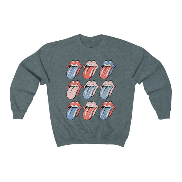 Flags Out Tongues Out Unisex Sweatshirt