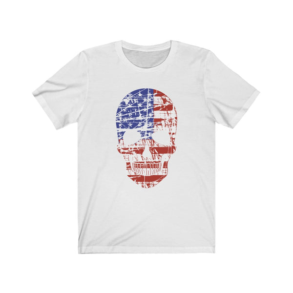 American Flag Skull Unisex Tee