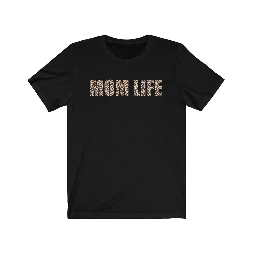 Mom Life Leopard Print Unisex Tee