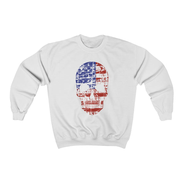 American Flag Skull Unisex Sweatshirt