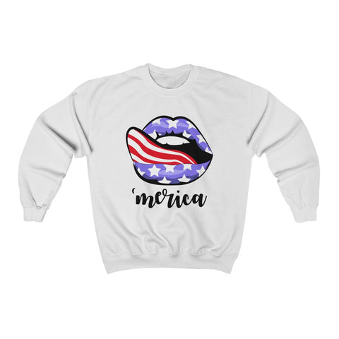 Merica Flag Stars Stripes Unisex Sweatshirt