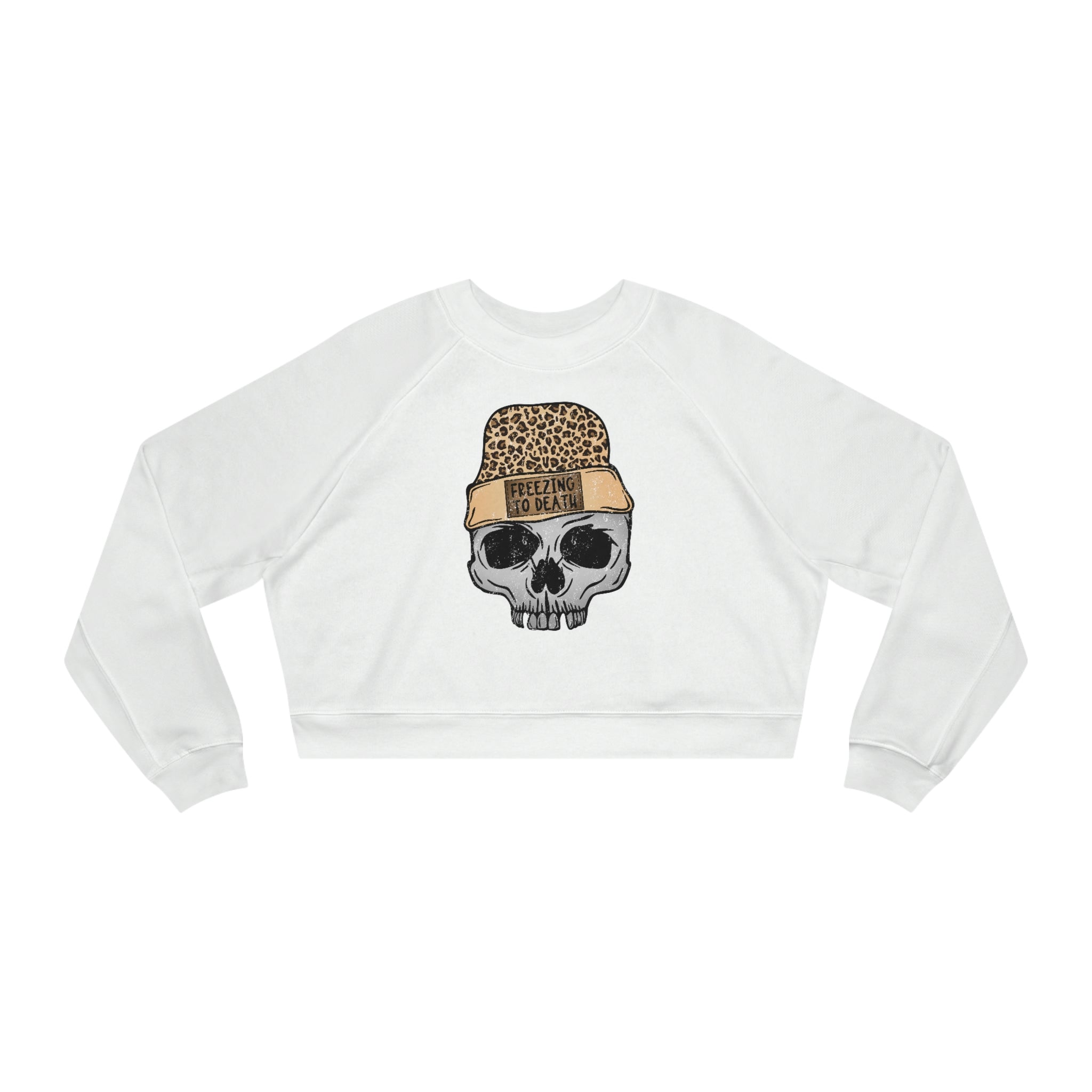 Freezing To Death Cropped Sweatshirt