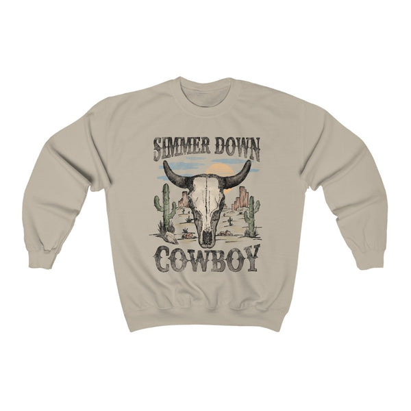 Simmer Down Cowboy Unisex Sweatshirt