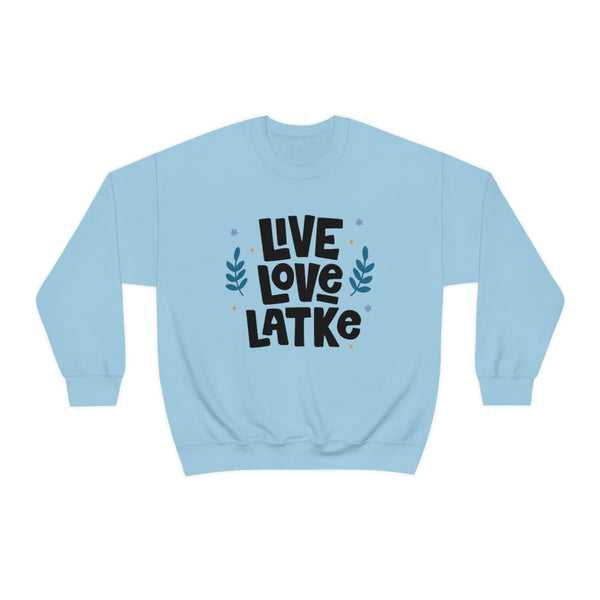 Live Love Latke Hanukkah Unisex Sweatshirt