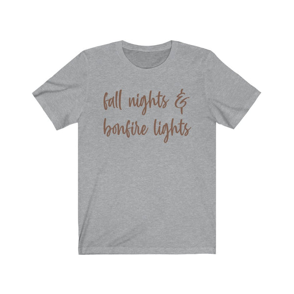 Fall Nights & Bonfire Lights Unisex Tee