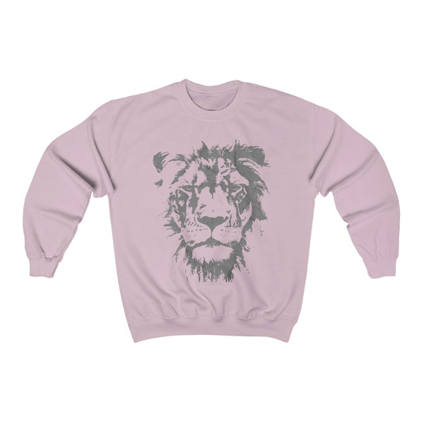 Lion Face Grunge Unisex Sweatshirt