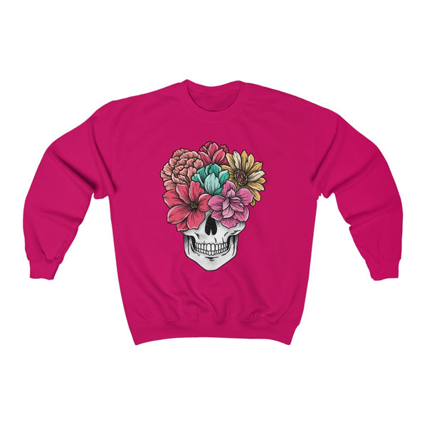 Summer Flower Skull Unisex Sweatshirt