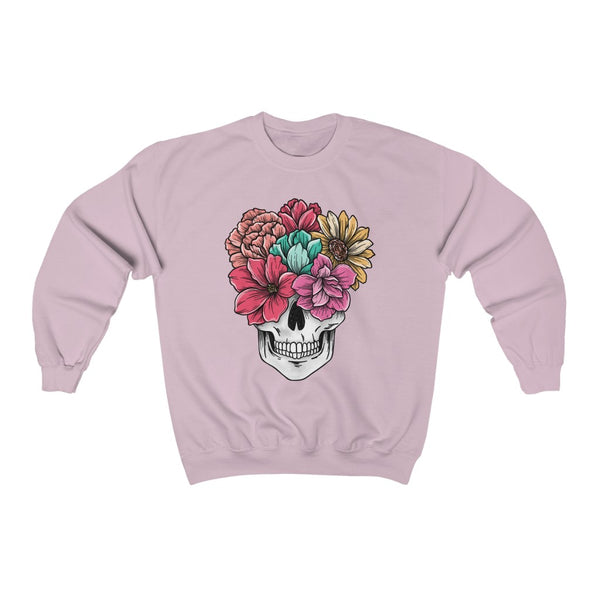 Summer Flower Skull Unisex Sweatshirt