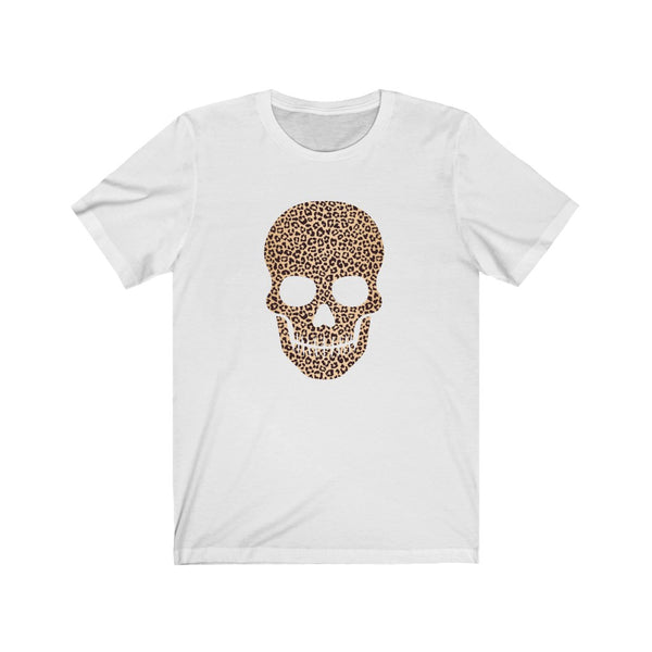 Skull Head Leopard Unisex Tee