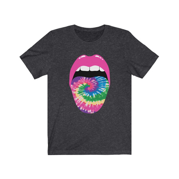 Swirl Tie Dye Tongue Out Tee