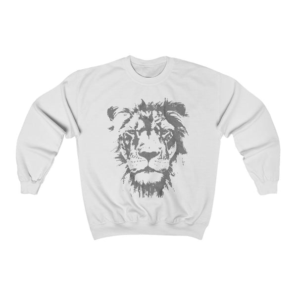 Lion Face Grunge Unisex Sweatshirt